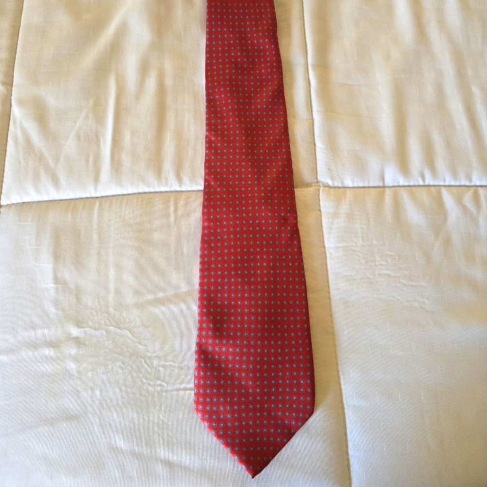 Men's Trussardi silk neck tie
